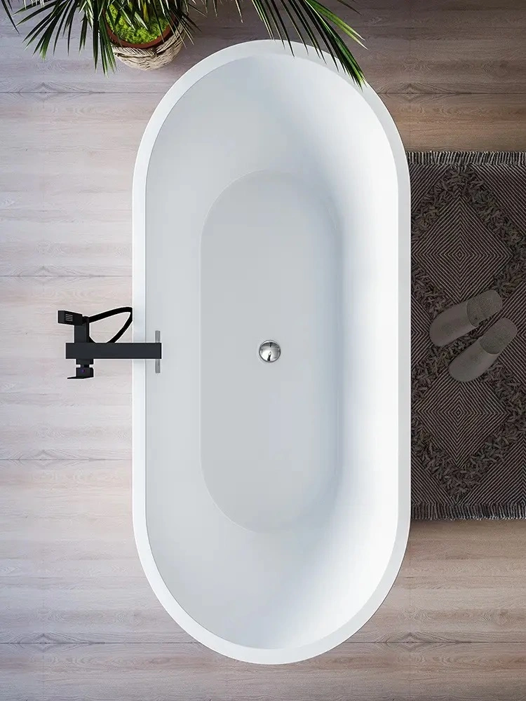 Ванна акриловая Ceruttispa RESIA160 отдельностоящая (1600x750x560)