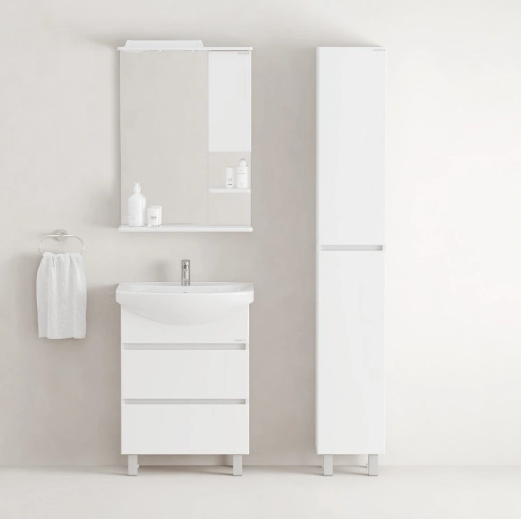 Пенал Onika Элита 30 L/R напольный, белый, универсальный, (разборный)