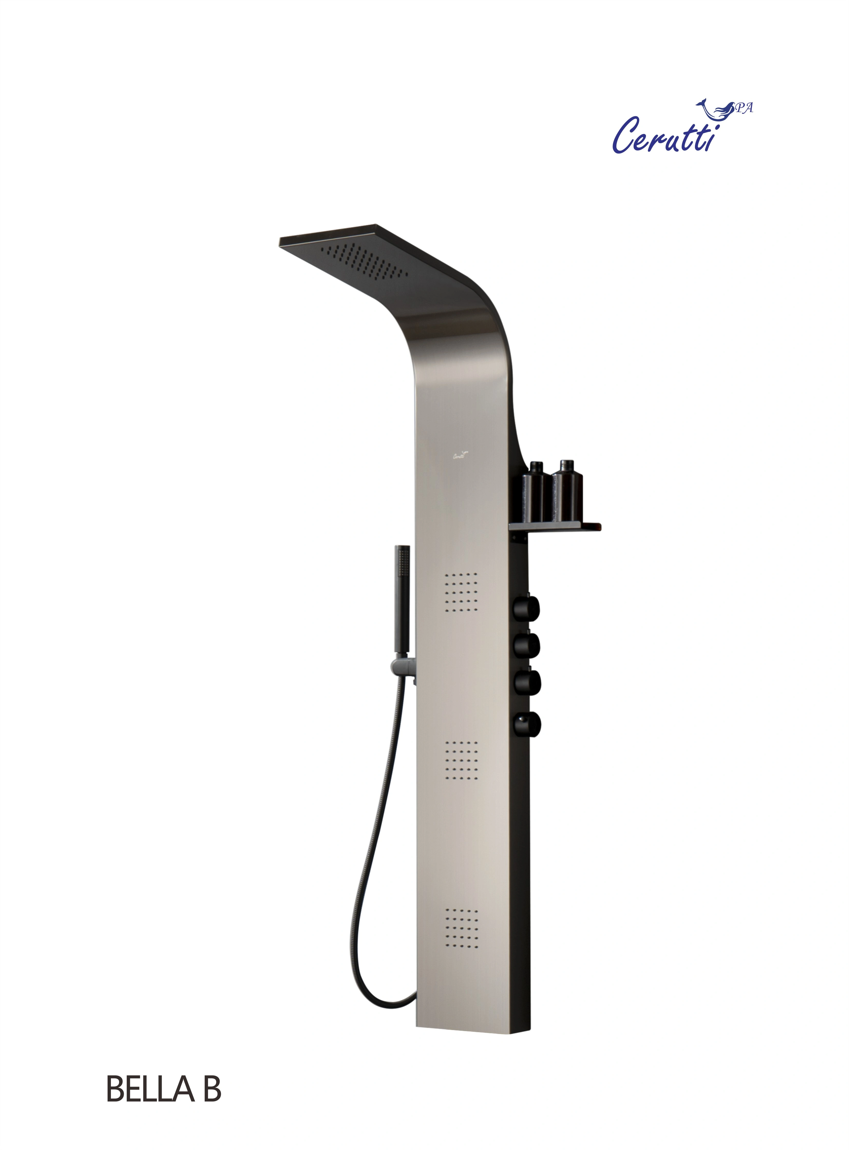 Душевая панель Ceruttispa BELLA B CT9254 черный