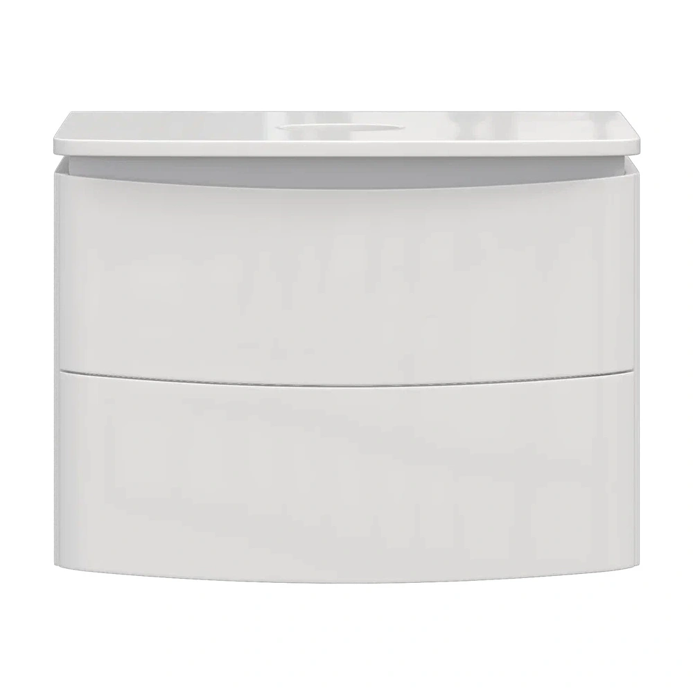 Тумба с раковиной подвесная Velvex Luna tp.LUN.60.2Y, 60 см