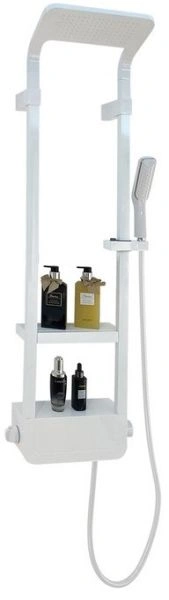 Душевая панель Ceruttispa MAIELLA W CT8984 из нержавеющей стали, цвет белый