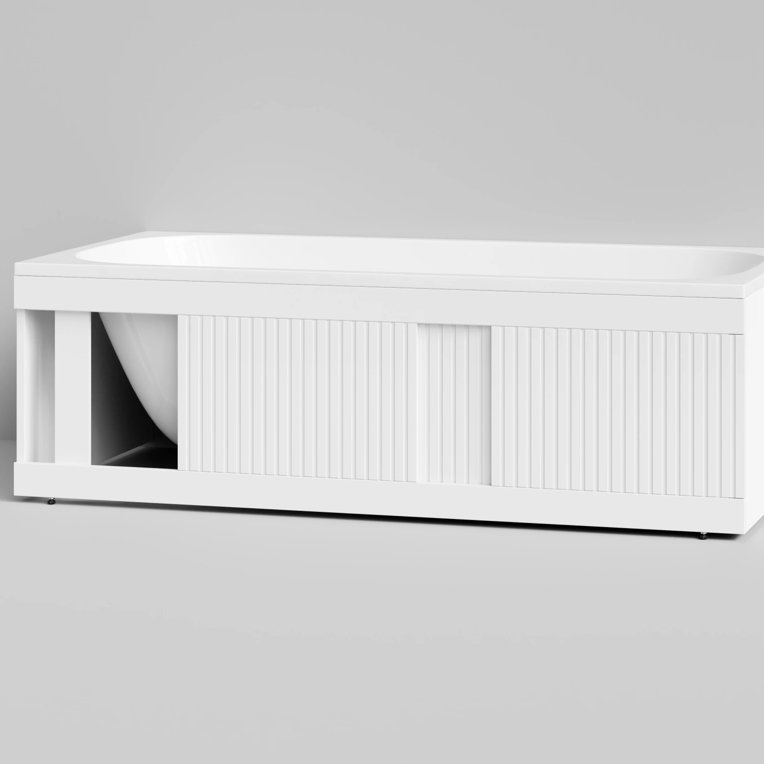 Экран под ванну Vod-ok Тач 170 раздвижной белый + 15 цветов