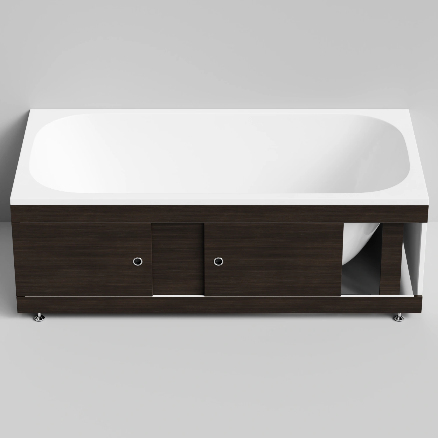 Экран под ванну Vod-ok Купе 170 раздвижной Палисандр