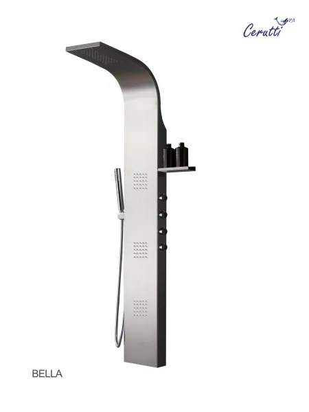 Душевая панель Ceruttispa BELLA CT11128 из нержавеющей стали, цвет хром