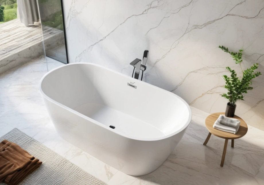 Ванна акриловая Ceruttispa RESIA170II отдельностоящая (1700x750x600)