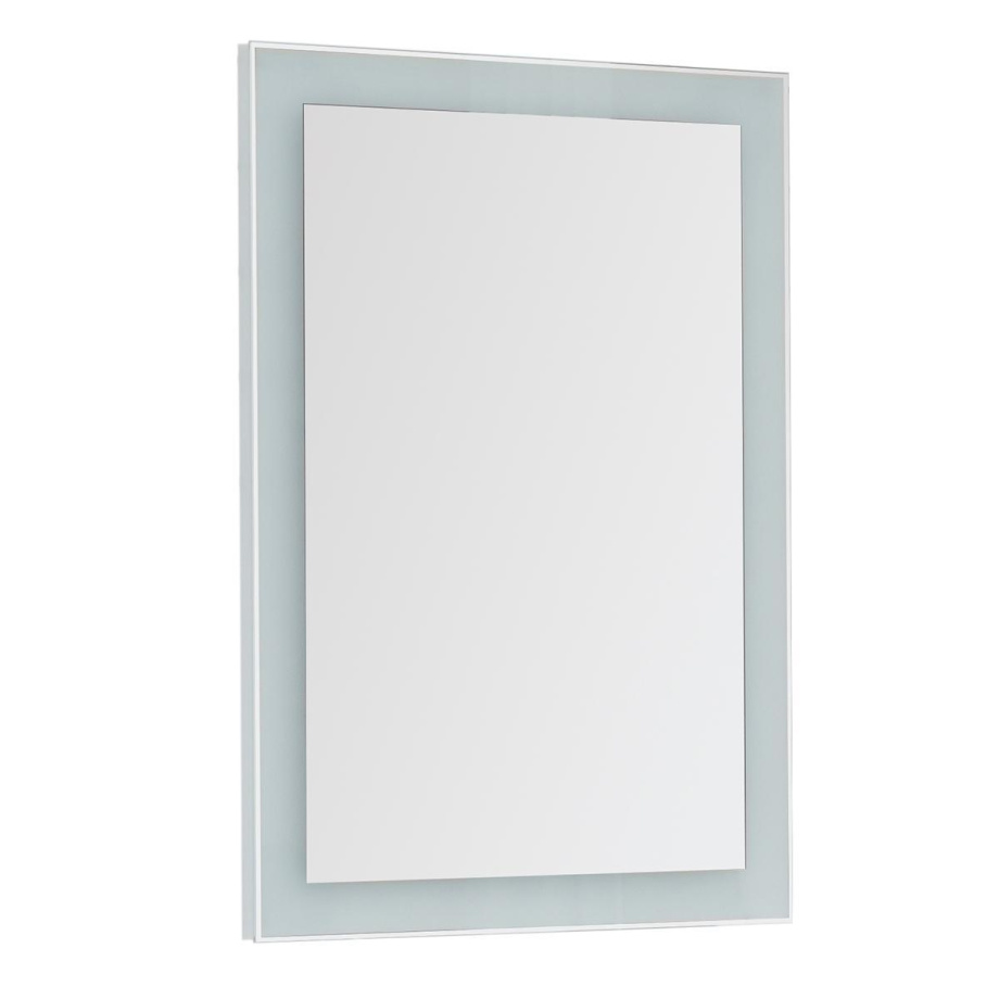 Зеркало Dreja Kvadro 60x85 см, белый