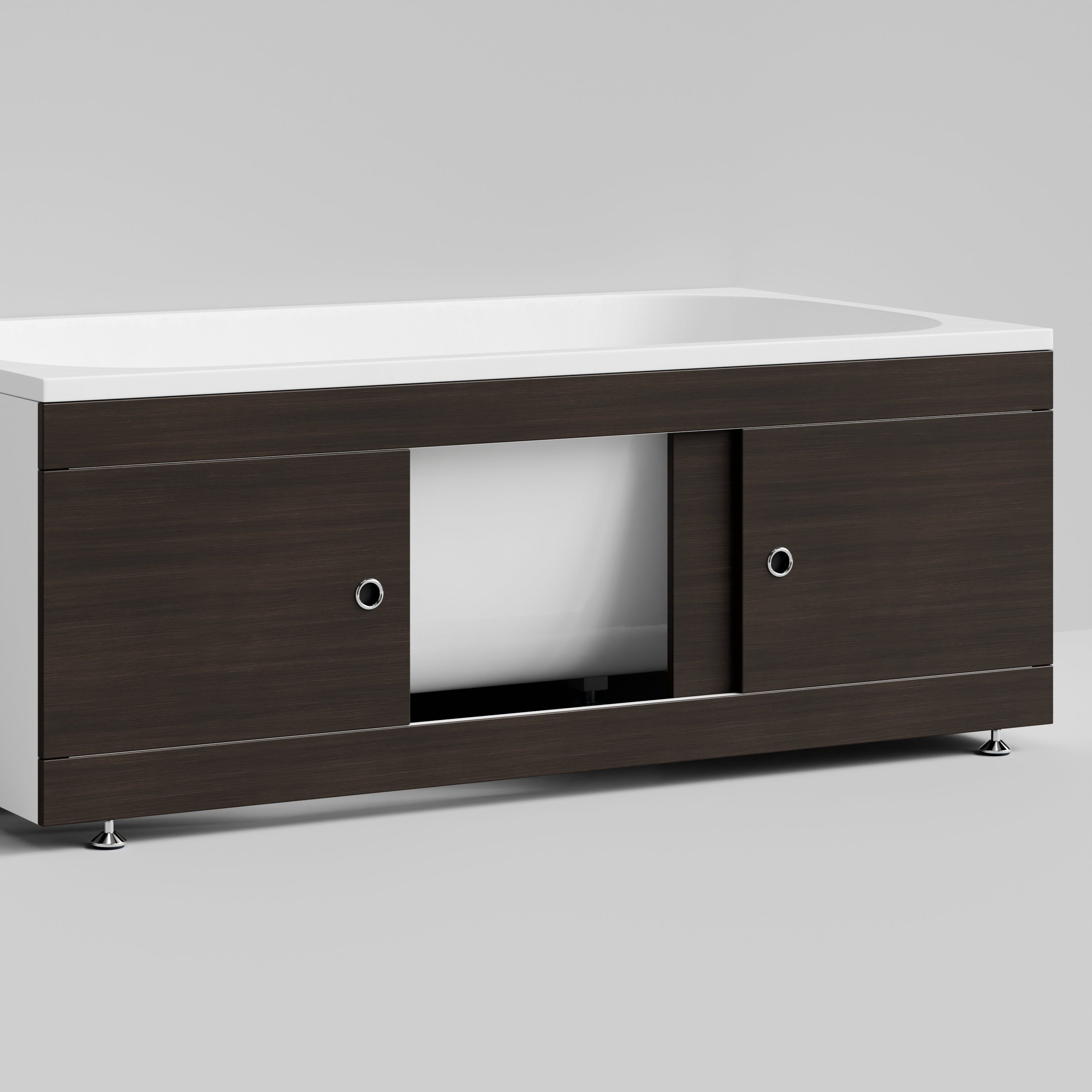 Экран под ванну Vod-ok Купе 150 раздвижной Палисандр