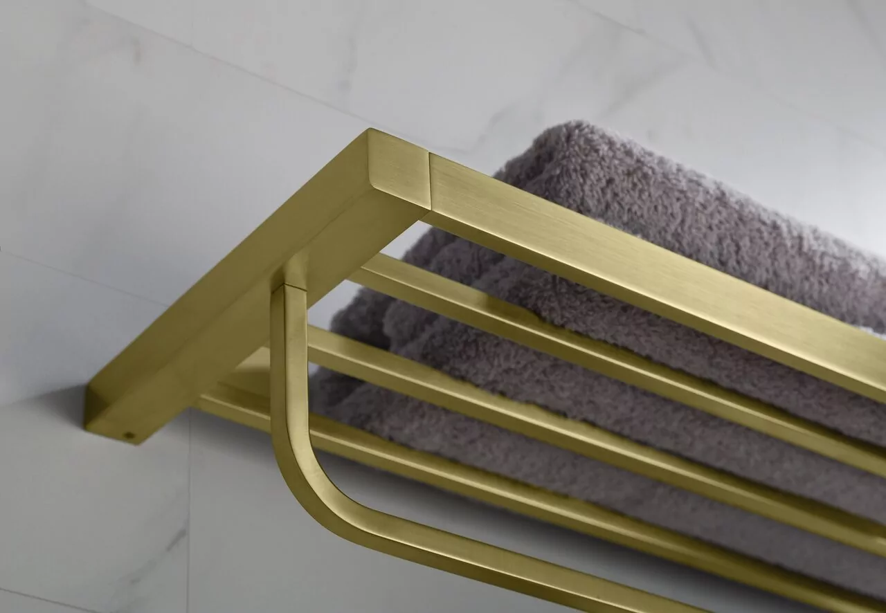 Полка для полотенец Timo Selene 17058/17 матовое золото
