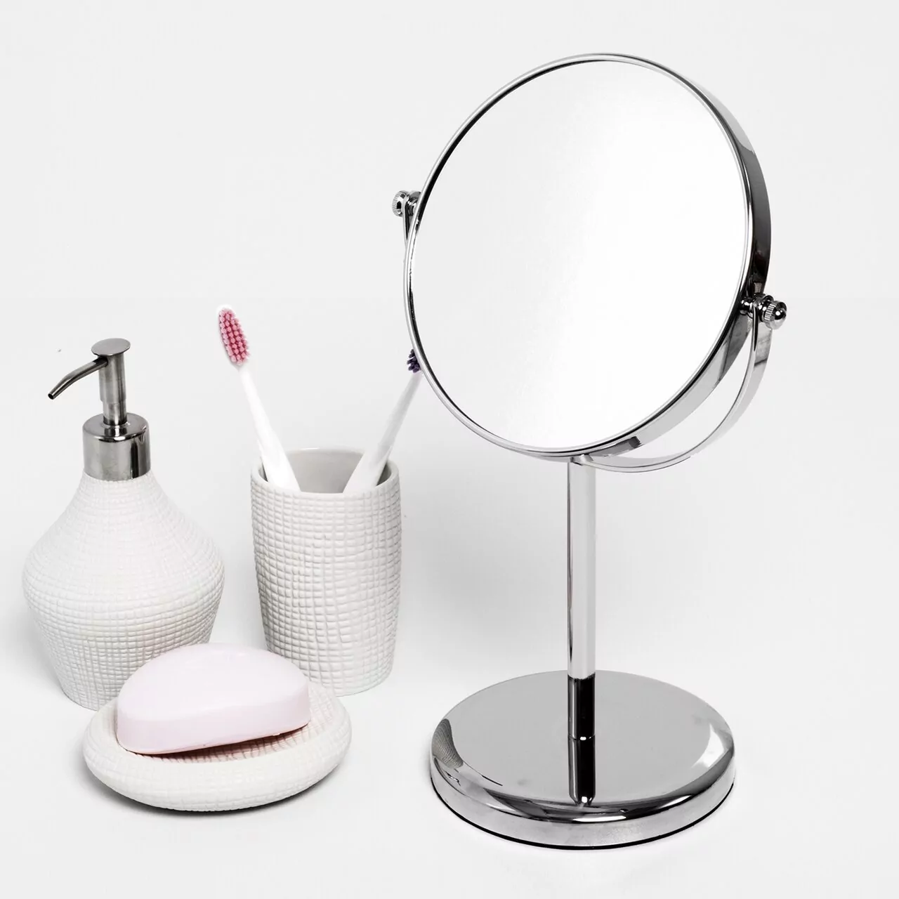 Зеркало косметическое WasserKraft K-1003 хром