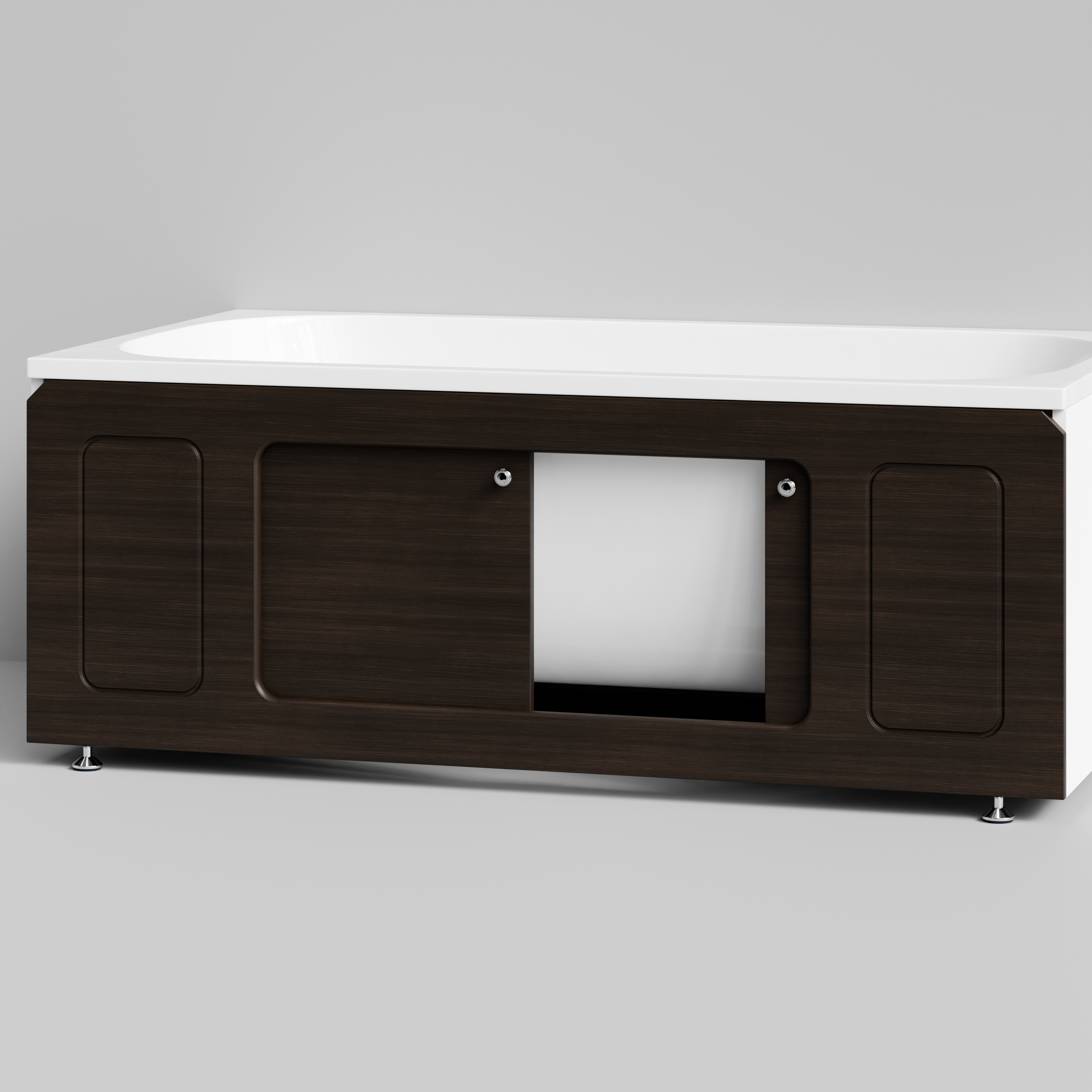 Экран под ванну Vod-ok Лидер 150 раздвижной Палисандр