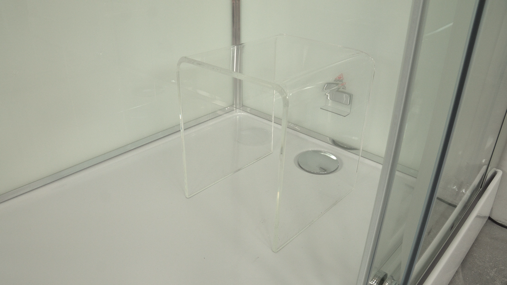 Душевая кабина Timo Premium ARMO (90*90*215), стульчик прозрачный