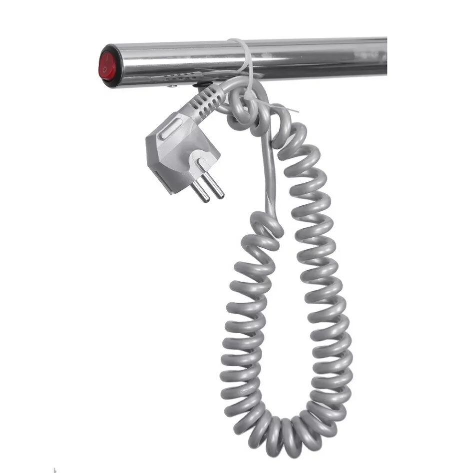 Полотенцесушитель электрический Domoterm 105-25 50х65 L левый, хром