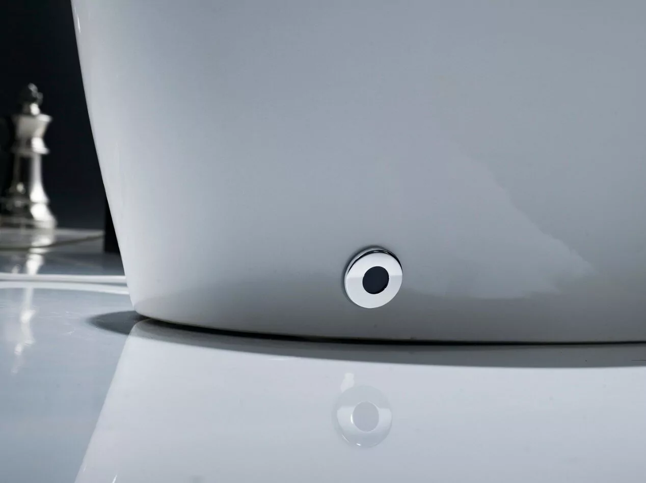 Унитаз Timo TE-721 электронный с биде, напольный, приставной, белый