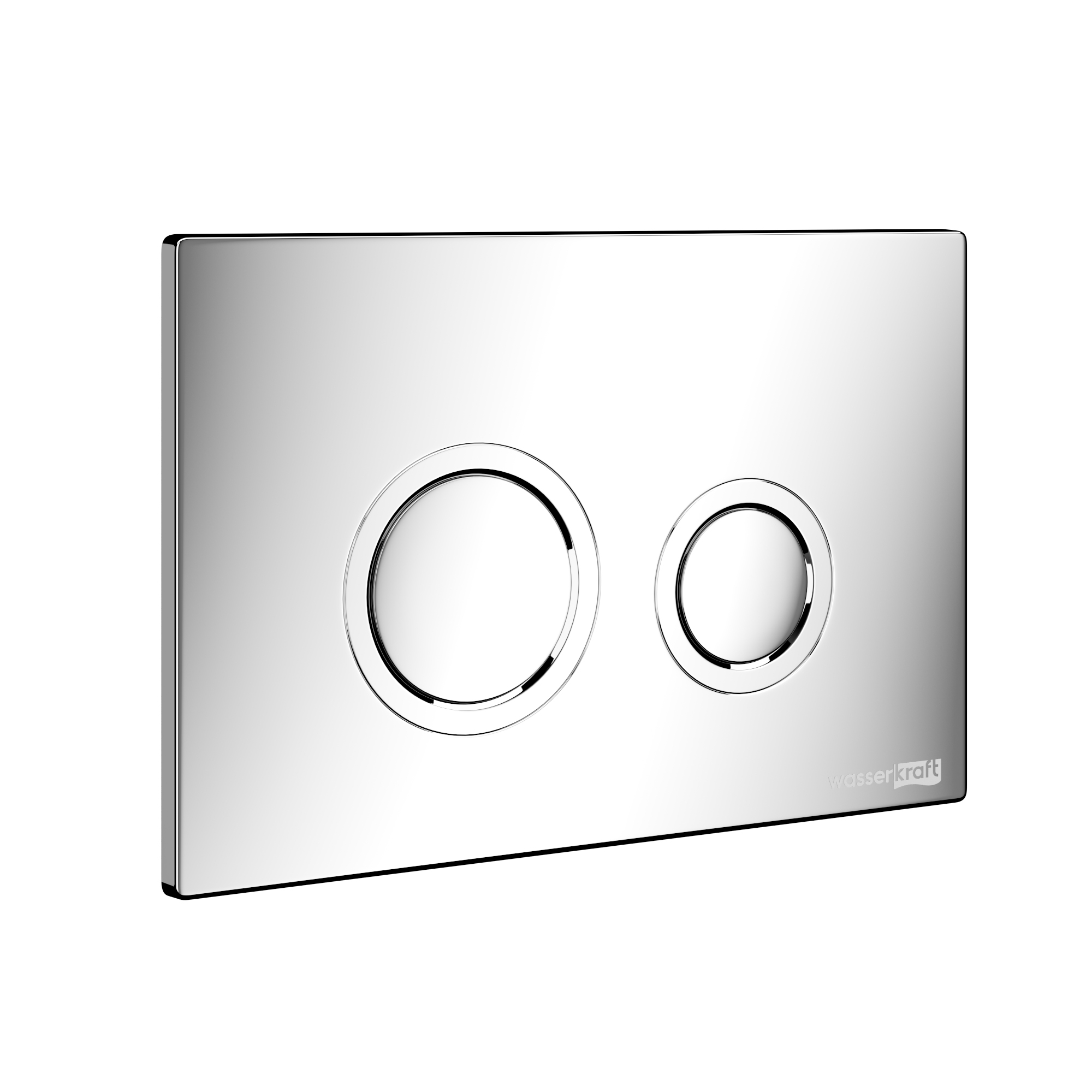 Кнопка смыва WasserKraft CH01 механическая, хром