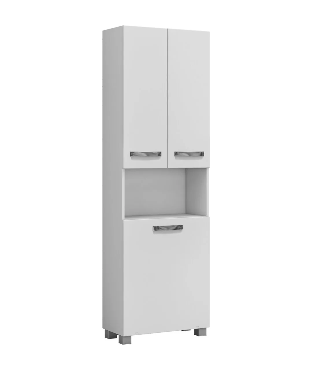 Пенал напольный Vigo Plaza 60 L/R, с корзиной, белый от магазина Vanna-Vanna.ru!