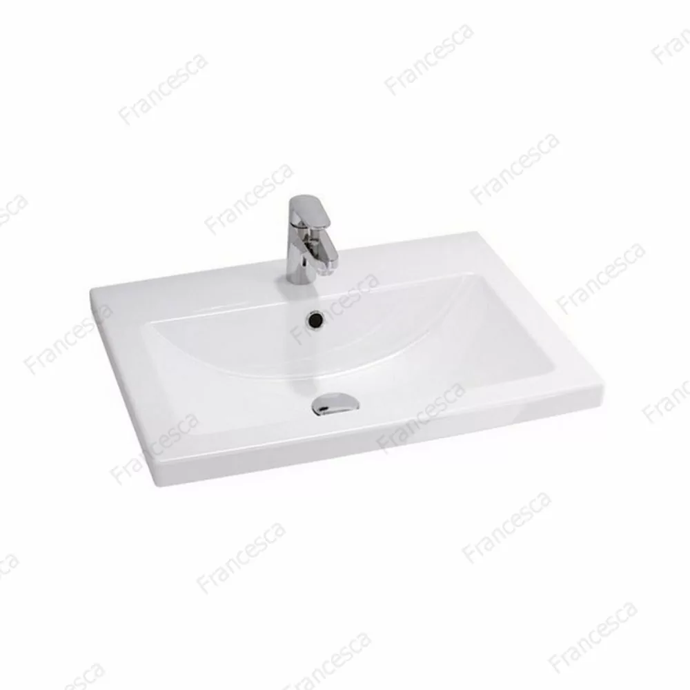 Мебель для ванной Francesca Кубо 70 комплект, напольный, белый