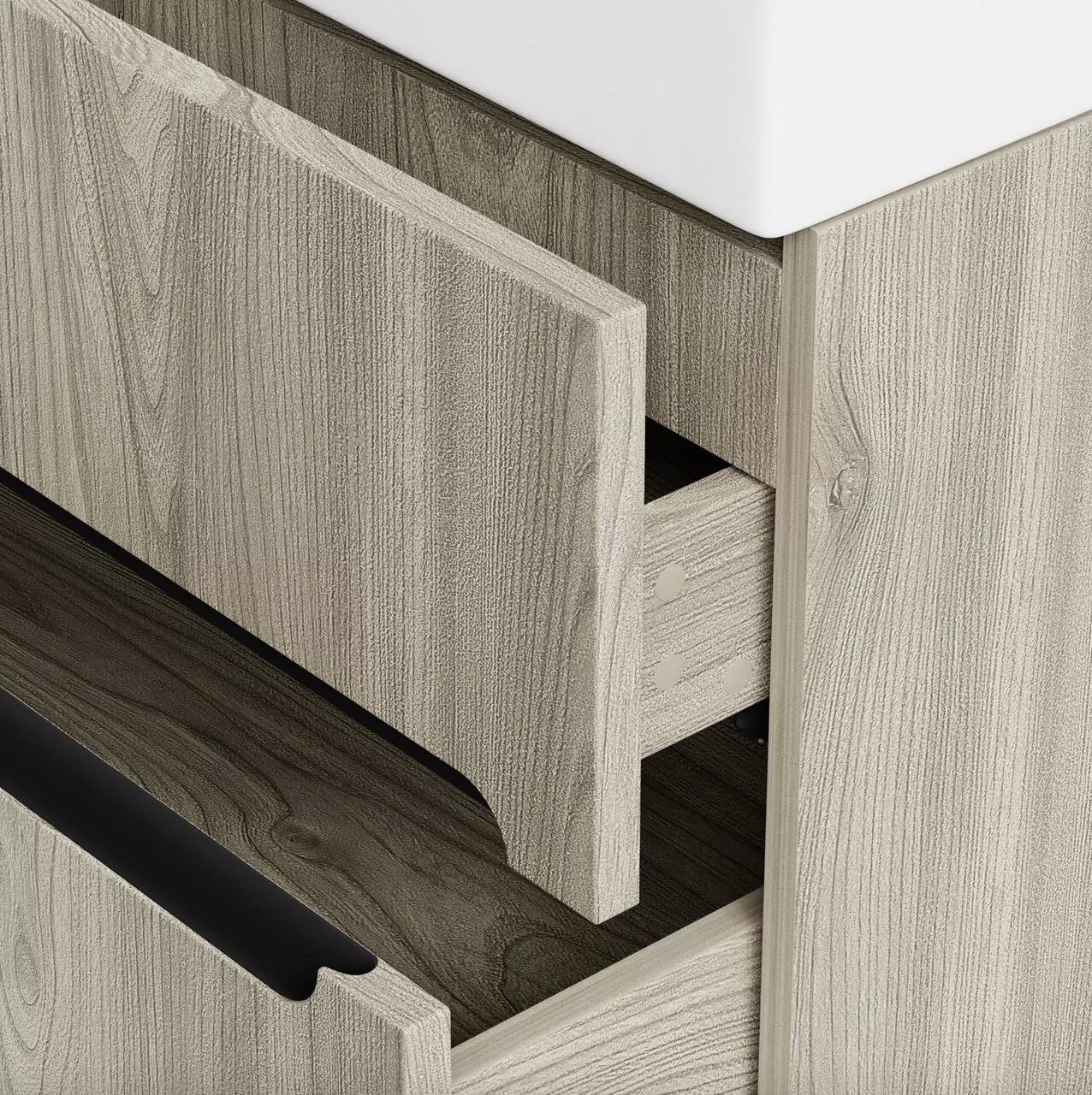 Тумба подвесная Vod-ok Бонум 100 с раковиной Stance 100, дуб + 6 цветов от магазина Vanna-Vanna.ru!