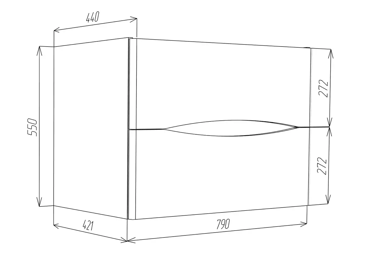 Тумба с раковиной Vod-ok Адель 80 подвесная, белая + 13 цветов