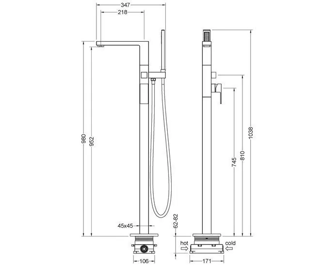 Смеситель для ванны Timo Selene 2210/00Y-CR хром