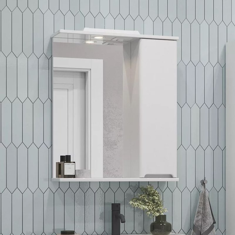 Зеркальный шкаф SanStar Адель/Модена 70 белый