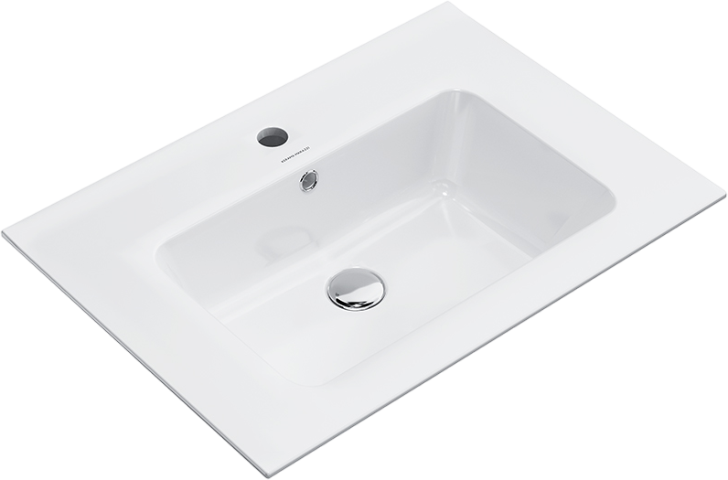 Тумба с раковиной Sanflor ДИАНА 65 подвесная, дуб шерман