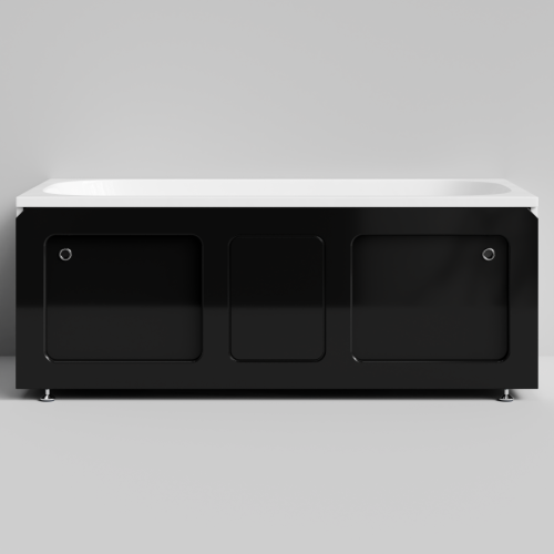 Экран под ванну Vod-ok Хит 150 раздвижной Черный глянец