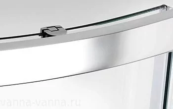 Душевой уголок WasserKraft Main 41S01 90х90 полукруглый 1/4, без поддона, прозрачное стекло, хром