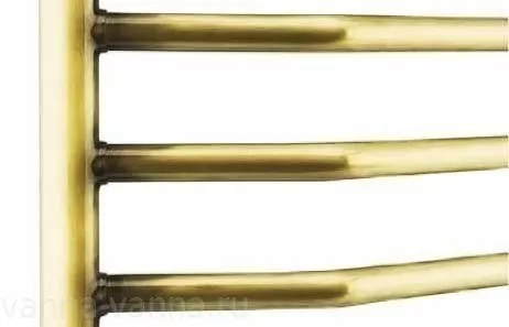 Полотенцесушитель водяной Domoterm Лаура П9 500х700 античная бронза