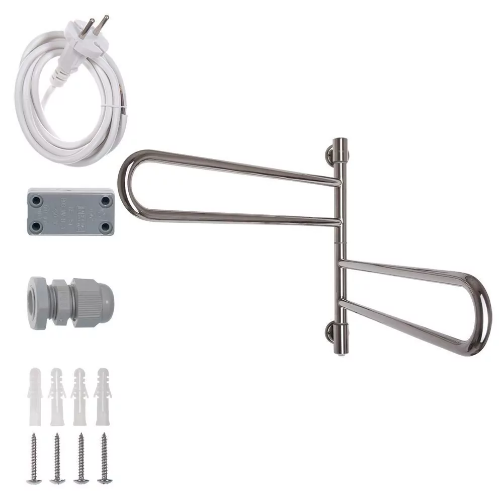 Полотенцесушитель электрический Energy U G2 54х63 поворотный, хром