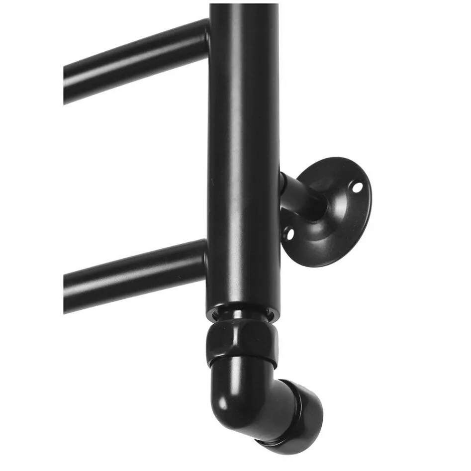 Полотенцесушитель водяной Domoterm Калипсо П9 500х700 черный матовый