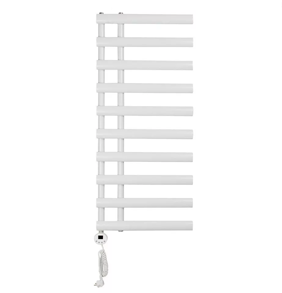 Полотенцесушитель электрический Domoterm Гамма П10 500х1140 EL левый, белый матовый