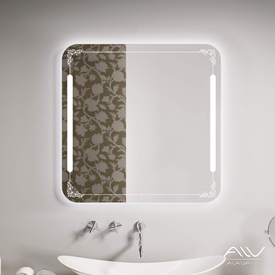 Зеркало Alavann Vintage 70 свет, ИК выключатель