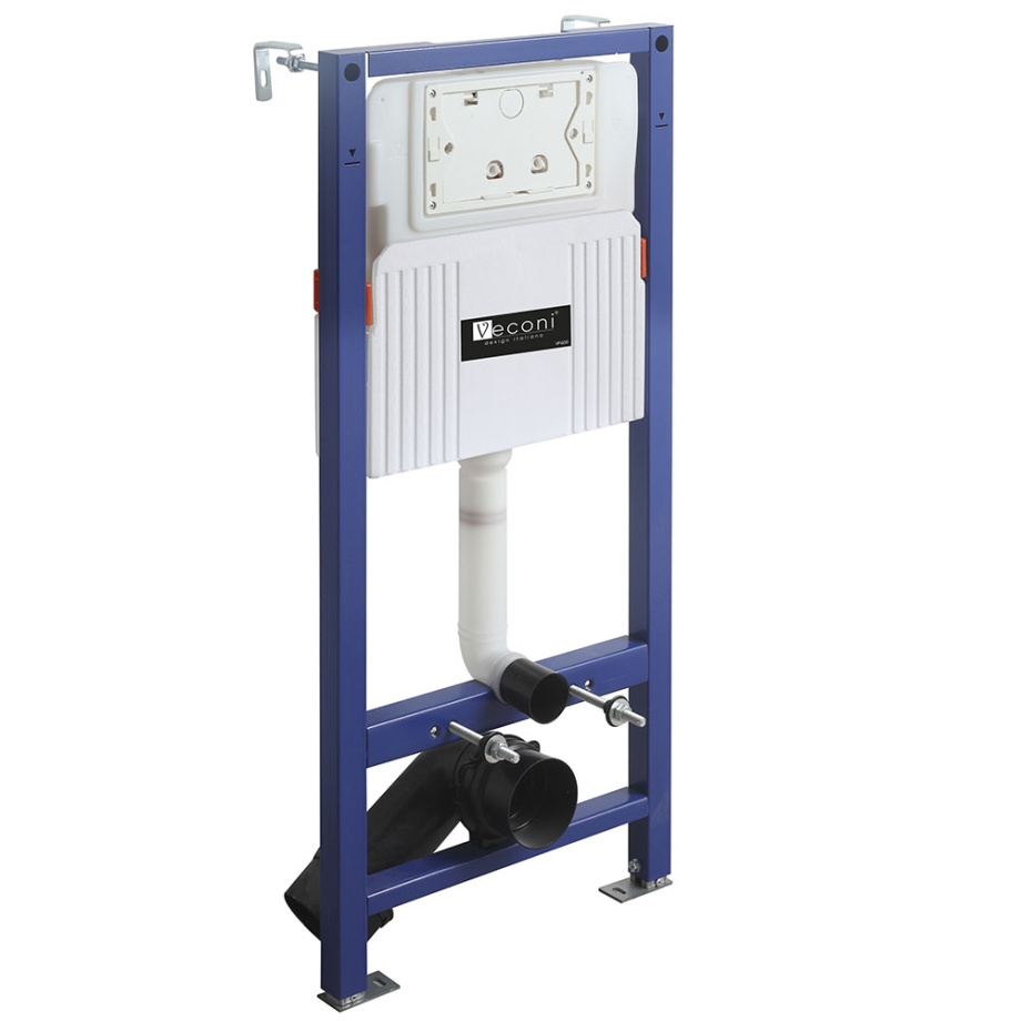 Инсталляция VECONI FRAME600 для подвесного унитаза, без кнопки