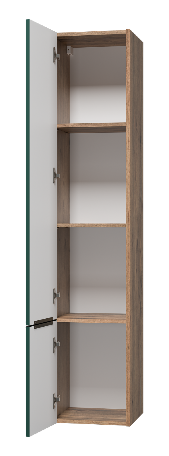 Пенал Brevita Greenwood 35 подвесной, L, зеленый/дуб галифакс олово