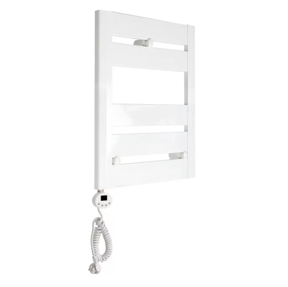 Полотенцесушитель электрический Domoterm Афина П5 400х600 EL левый, белый матовый
