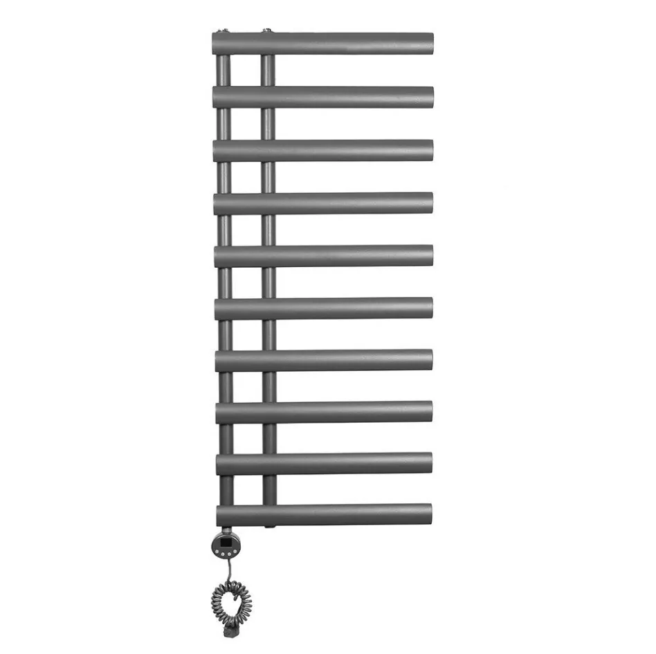 Полотенцесушитель электрический Domoterm Гамма П10 500х1140 EL левый, графит