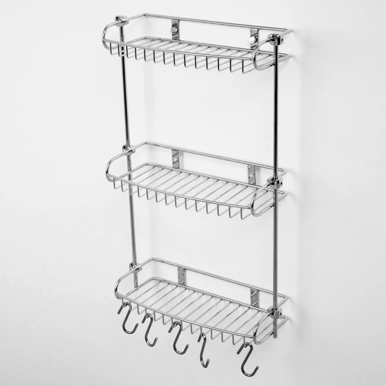 Полка угловая WasserKraft K-1433 хром