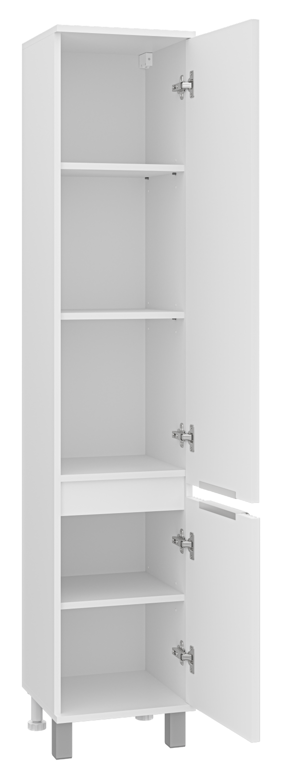 Пенал Brevita Enfida 35 напольный/подвесной, R, белый