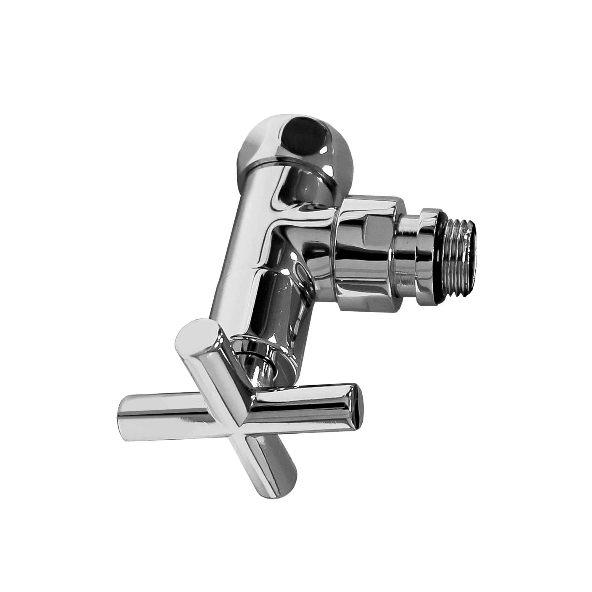 Кран для полотенцесушителя / вентиль угловой Energy, 1/2'' - 3/4'', цвет хром, ручка крест - 2 шт.