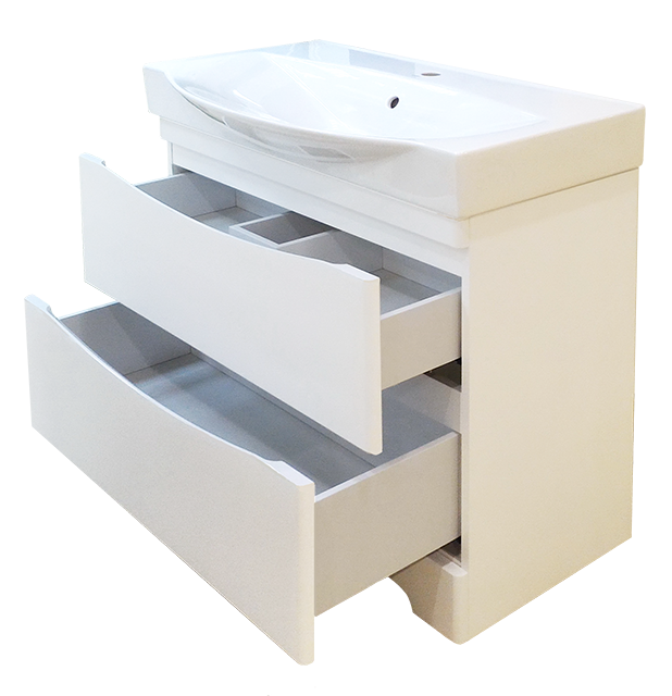 Тумба с раковиной Misty Элвис 85 белый