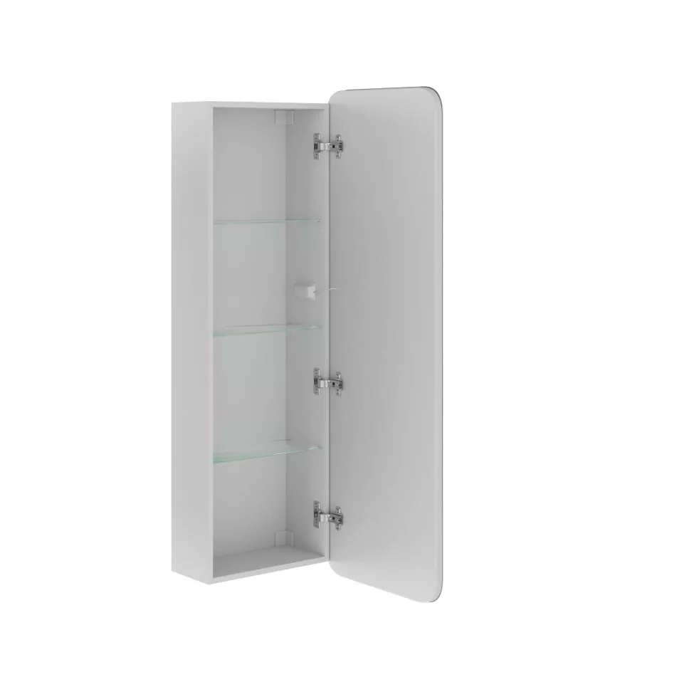 Пенал Corozo Кадиллак 45 L/R подвесной, с подсветкой, белый