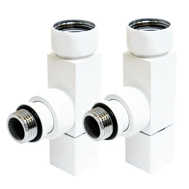 Вентиль угловой Laris 3/4"х1/2" г/ш  белый для п/с Квадратный LX 855SCH0504БМ 2 шт.