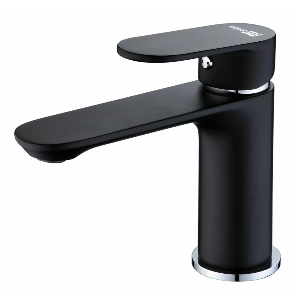 Смеситель для раковины WasserKraft Elbe 7403 черный Soft-touch от магазина Vanna-Vanna.ru!
