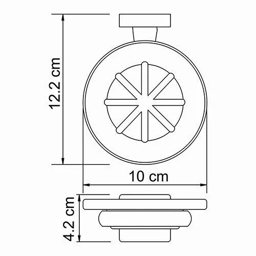 Мыльница WasserKraft Lippe K-6529 хром