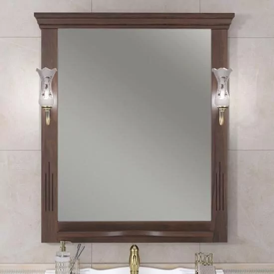 Зеркало Opadiris Риспекто 85 свет, орех антикварный