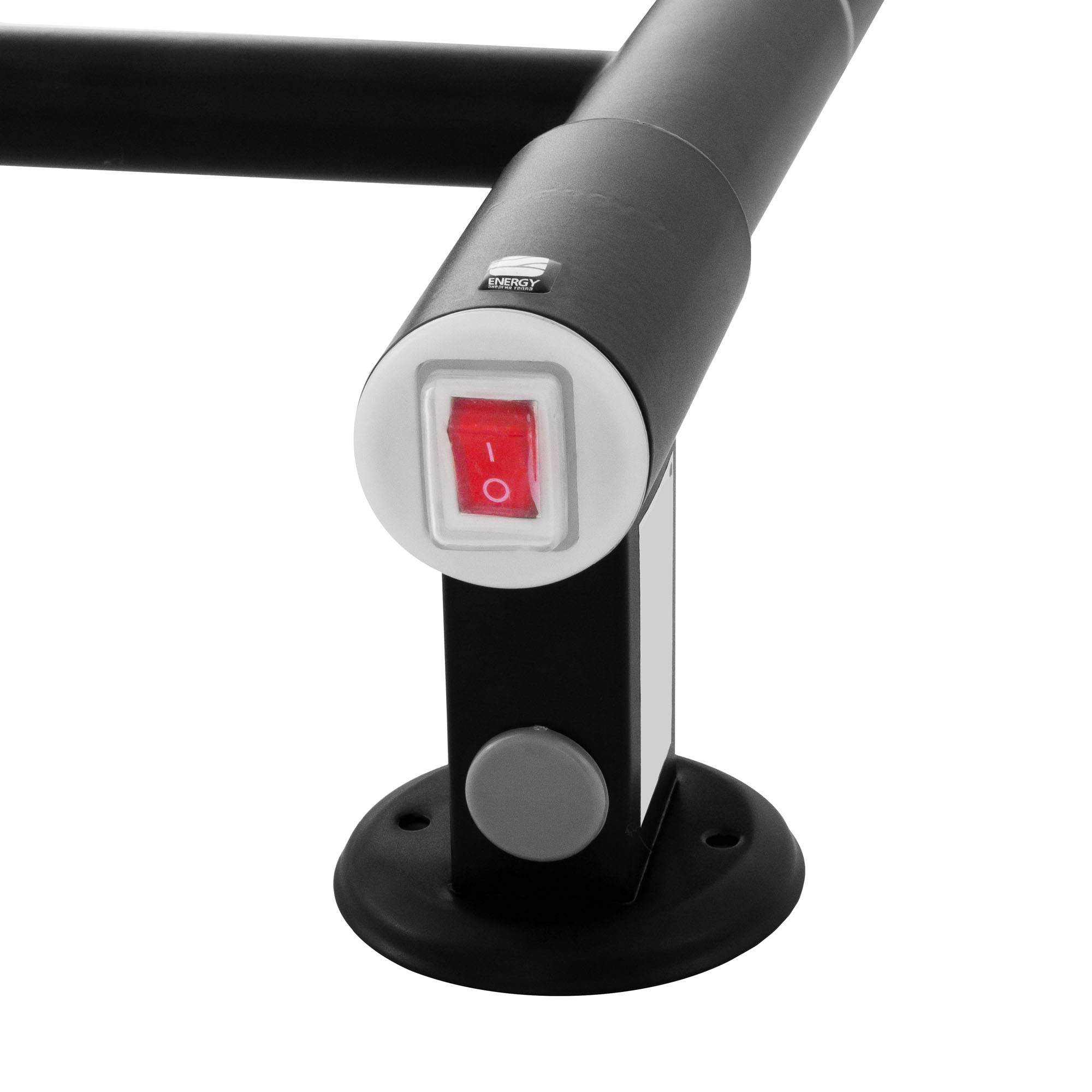 Полотенцесушитель электрический Energy I - G4 черный матовый, поворотные секции, скрытое/наружное подключение