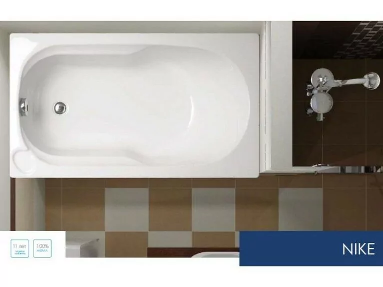 Ванна акриловая Vagnerplast Nike 120х70