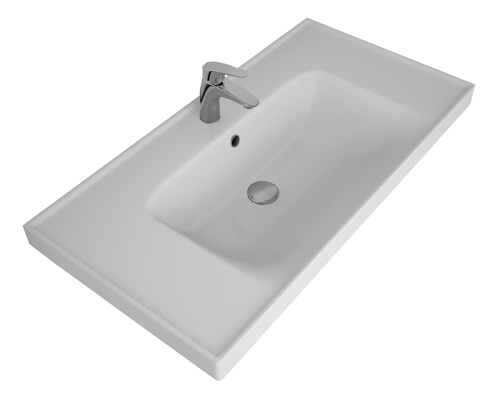 Тумба с раковиной Brevita Dallas 90 подвесная, дуб галифакс