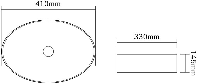 Раковина SantiLine SL-1016MB накладная, черный матовая