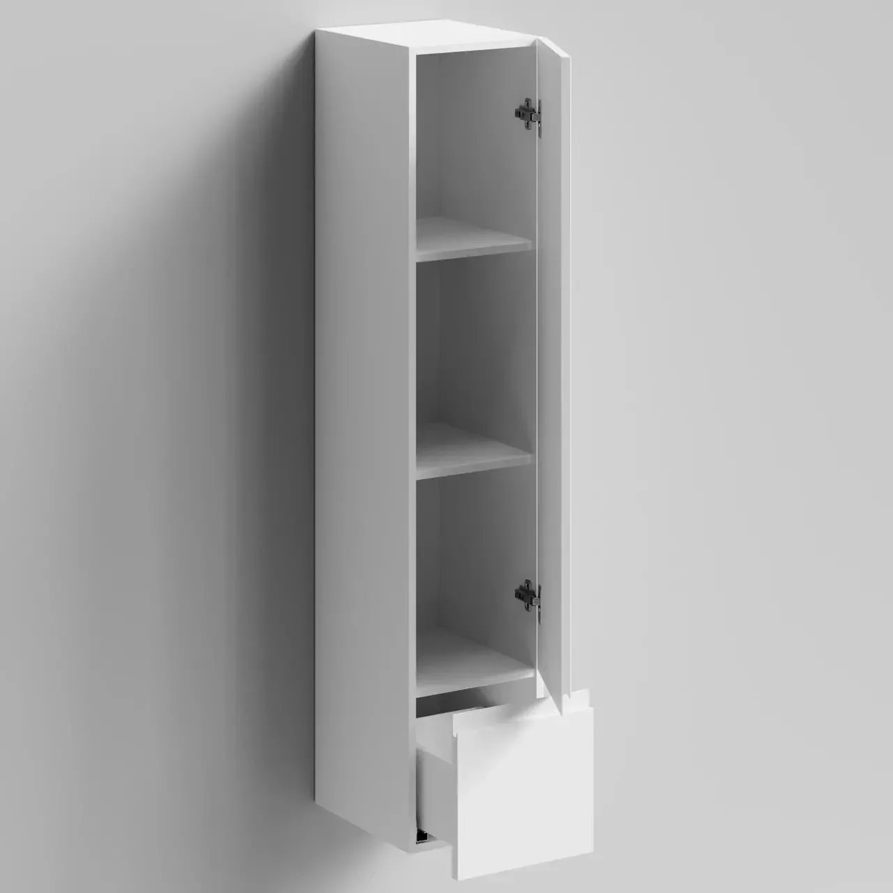 Пенал Vod-ok Салли 30 L/R подвесной, 1 дверь с ящиком, белый